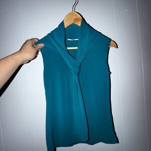 Teal Sleeveless Women's Top